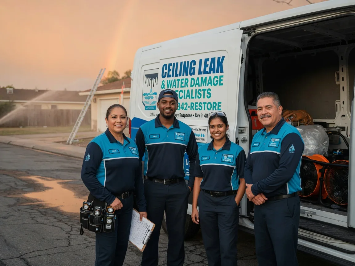 Ceiling Leak Cleanup company in Valliant, OK
