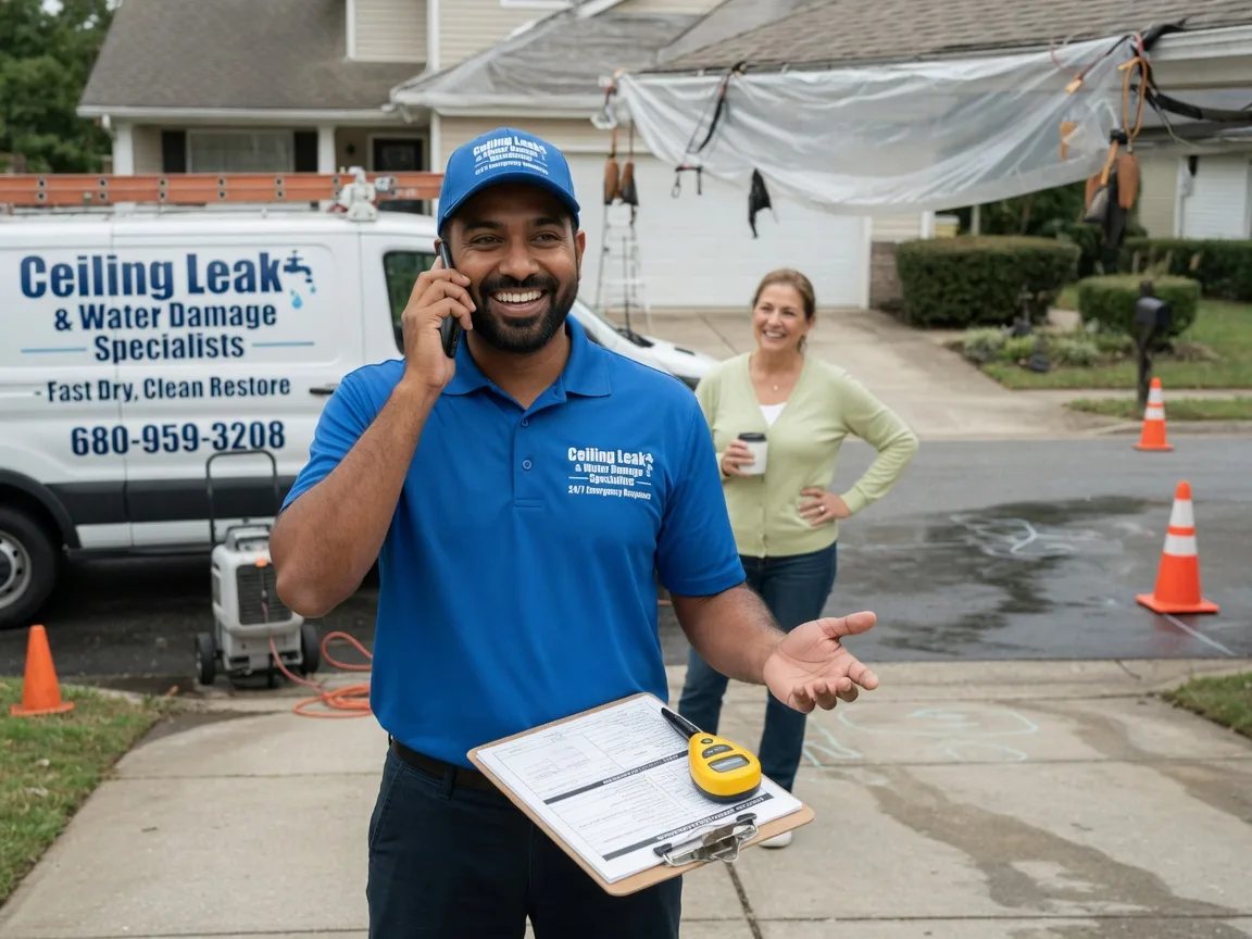 Ceiling Leak Cleanup Valliant, OK FAQs